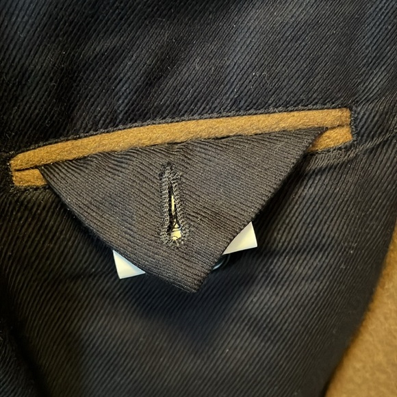 Spencer Hart Designer Tailored Men’s Wool Coat. Camel Winter Fall Jacket - Picture 10 of 12